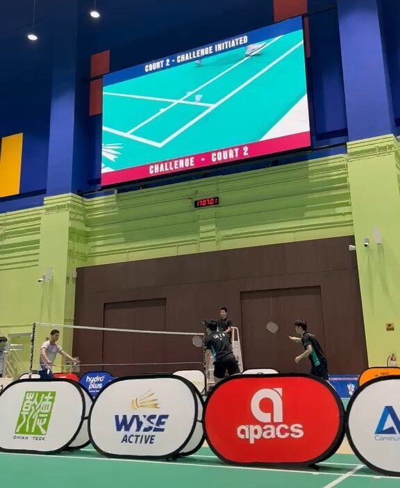 1 - Reveal Lens, BWF-approved IRS in action at the Singapore International Challenge 2026