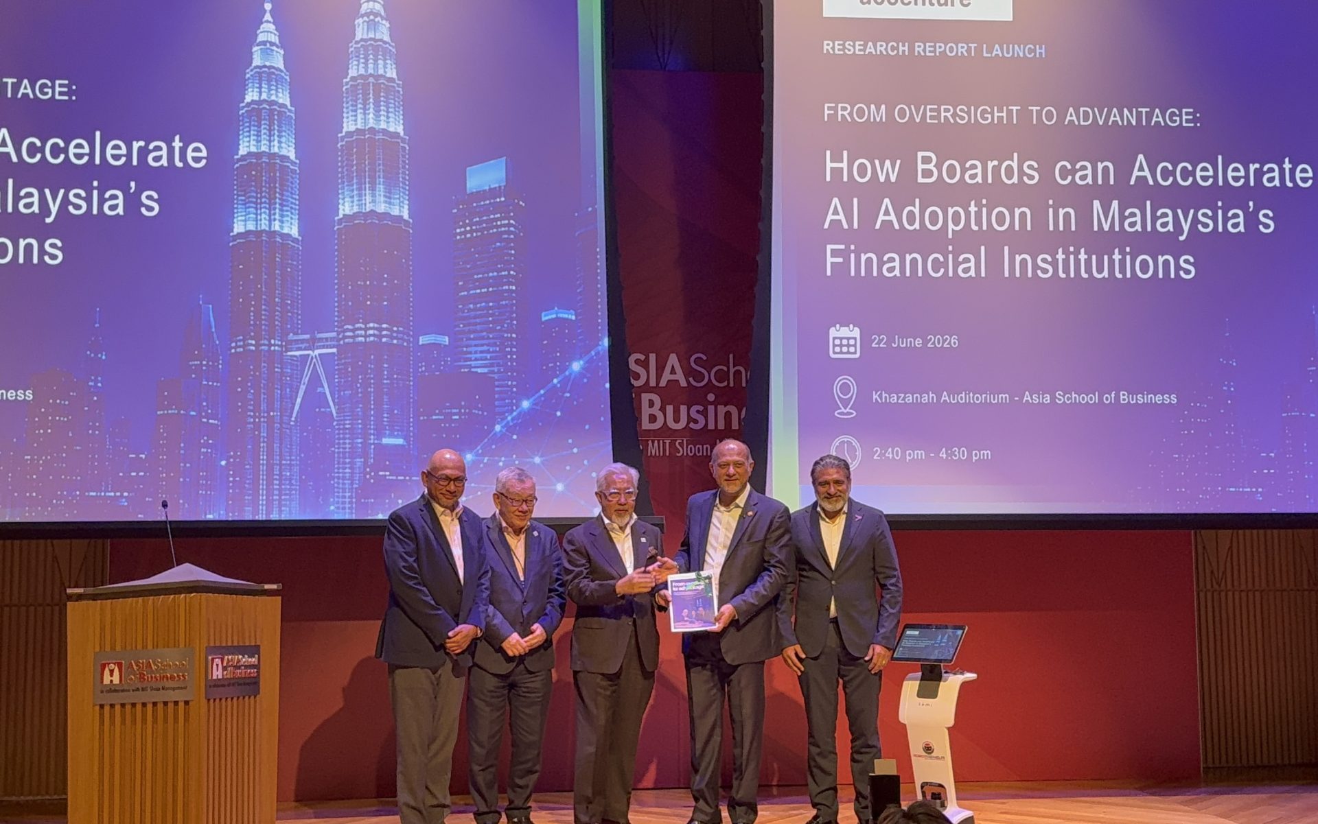 1 - launch of a landmark AI Governance report