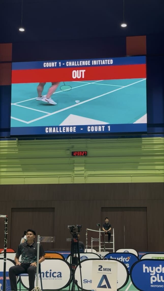 2 - Reveal Lens, BWF-approved IRS in action at the Singapore International Challenge 2026