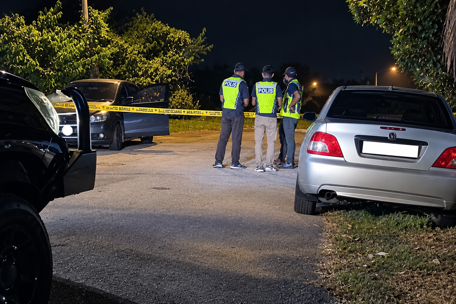 2 bodies found in car Melaka (2)