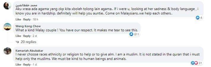 Malay couple lauded for helping woman purchase medicine for her sick mother