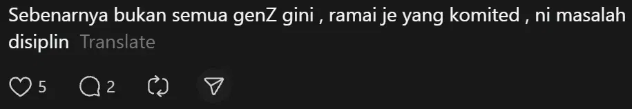 Comment on gen z staff being late ( )