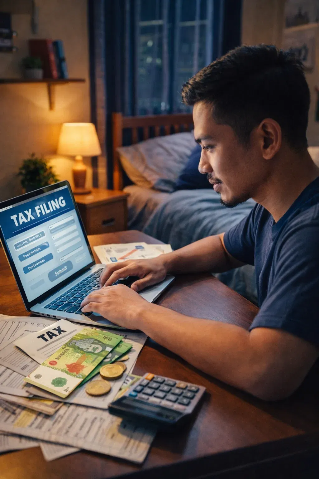 Filing tax relief