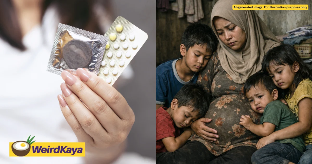 'get a condom!' netizen tells off pregnant m'sian mum asking for help in raising kids