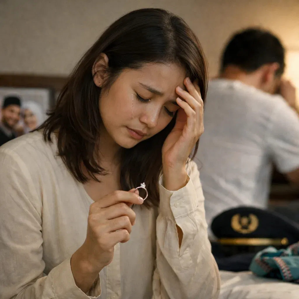 Heartbroken woman