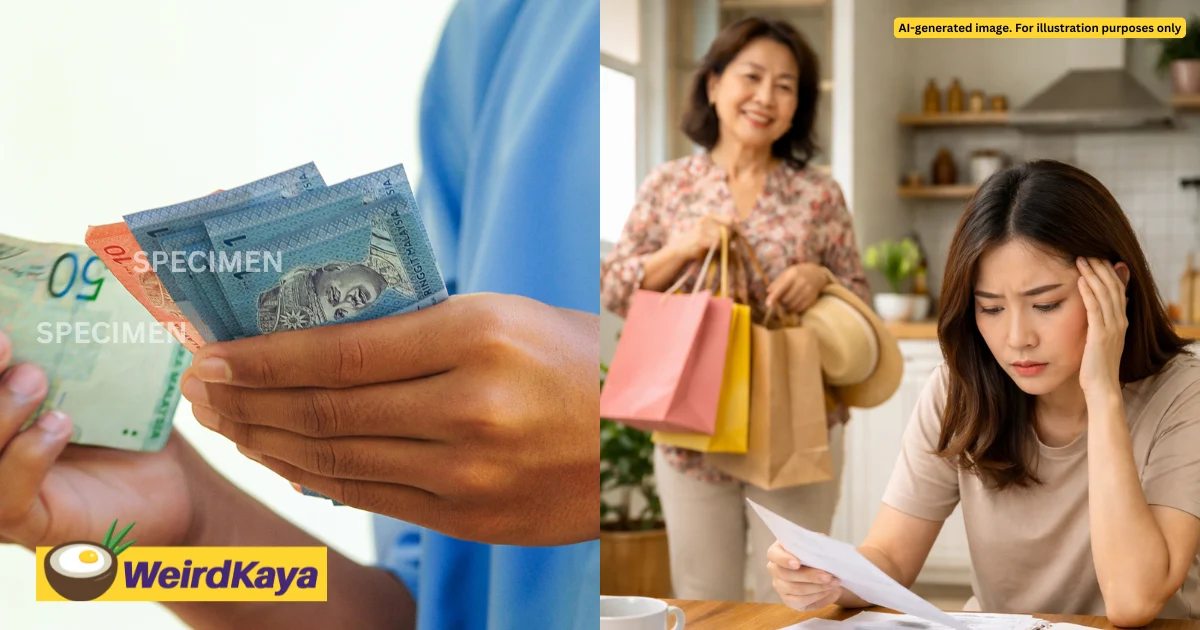‘we earn rm k but still not enough’ m’sian stressed by mother in law’s spending & rm k trip request