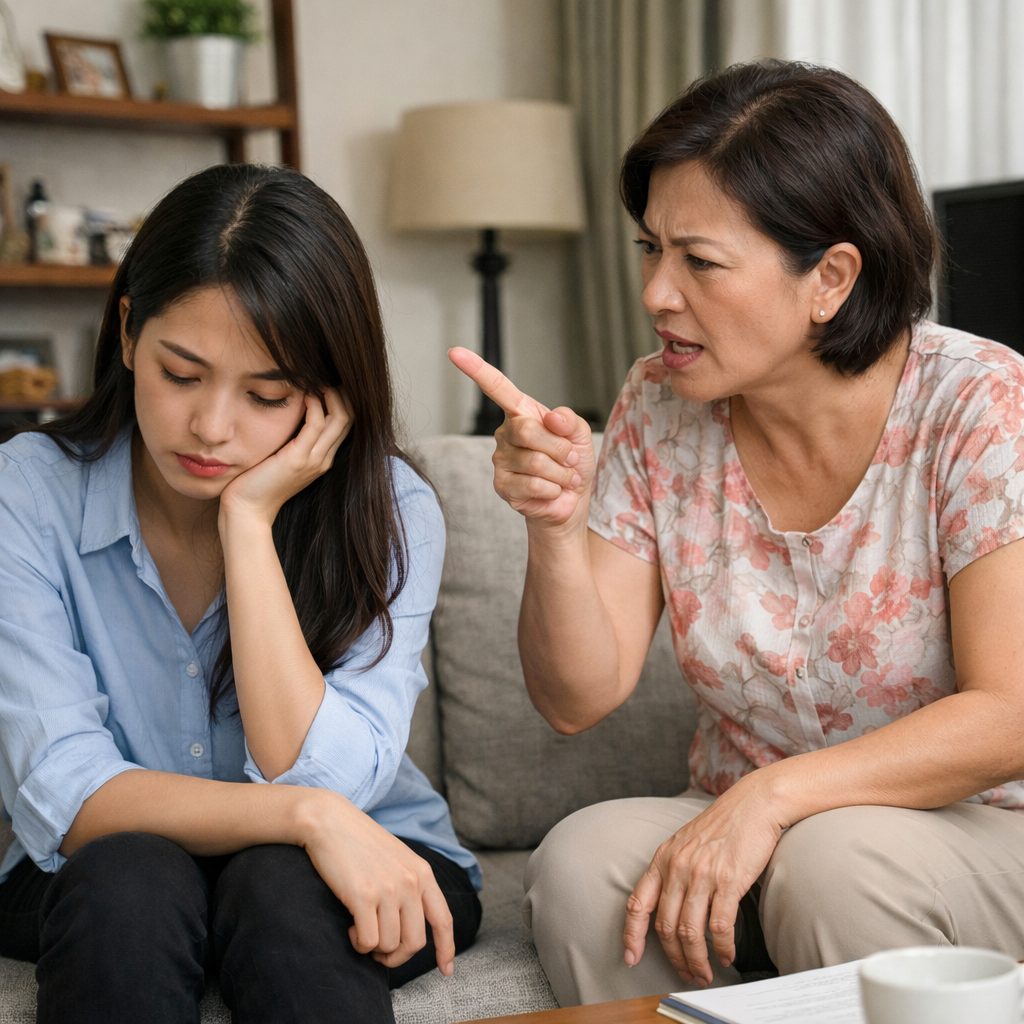  wk mother shame daughter for not paying her 