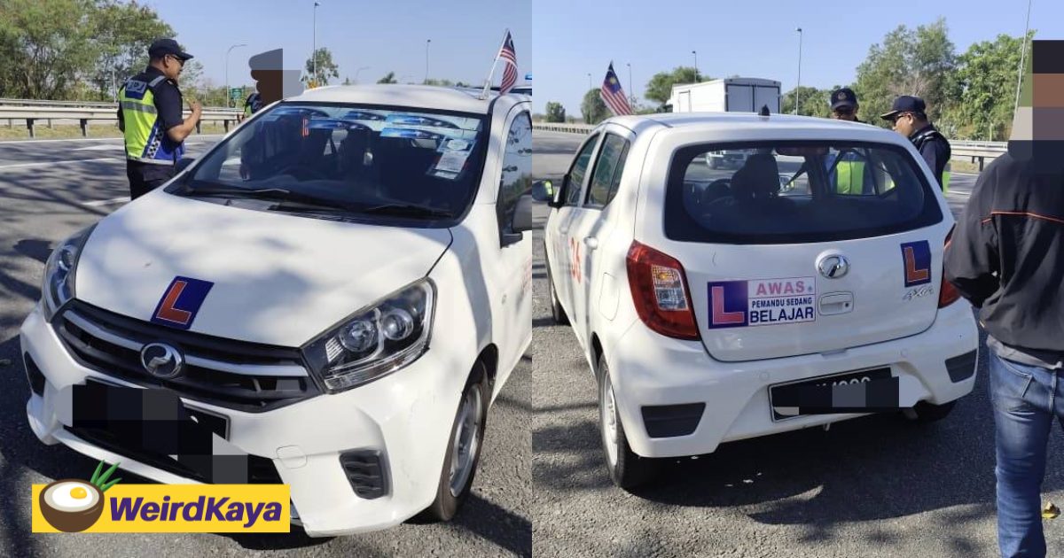 M'sian Driving Teacher Caught Not Wearing Seatbelt While Coaching Student In Kedah
