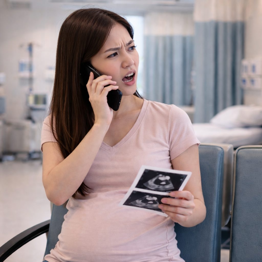  wk pregnant woman 