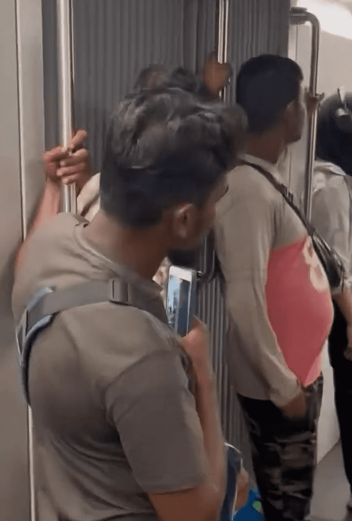  wk taking video of female passenger ( ) 