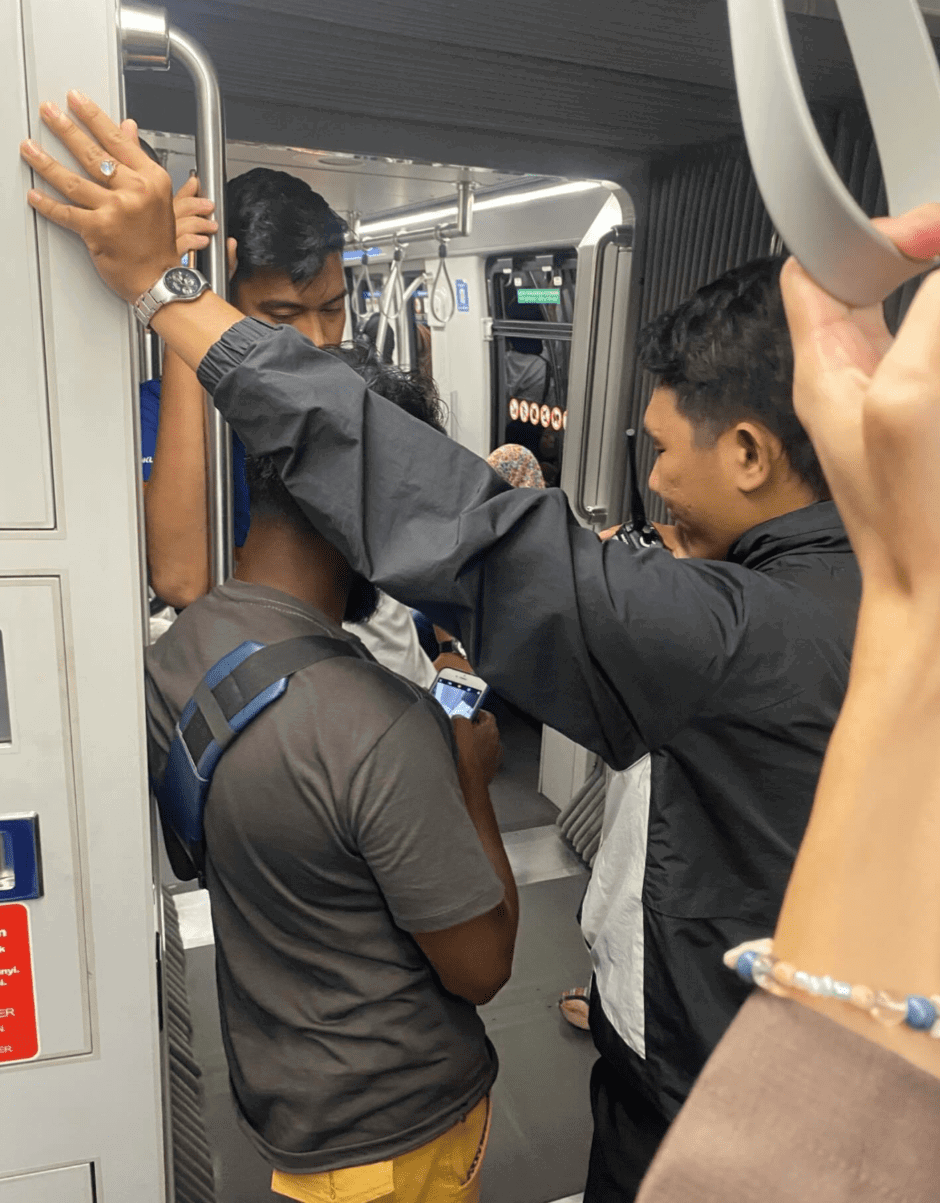  wk taking video of female passenger ( ) 