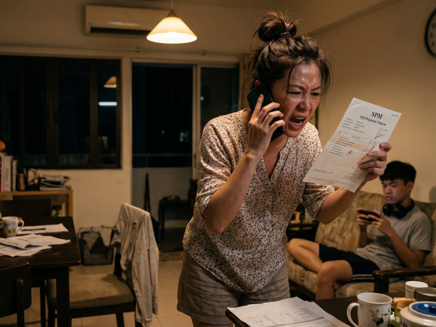  wk parents call after son failed 