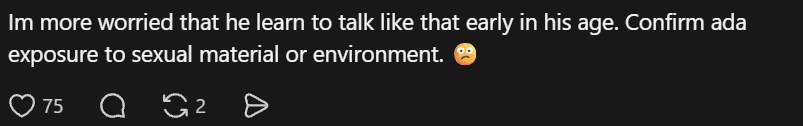 wk comment on disturbing comment ( )