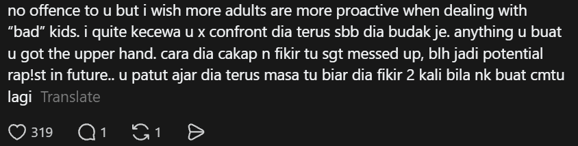 wk comment on disturbing comment ( )