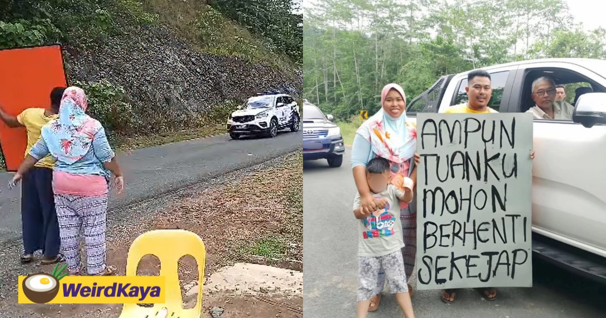 M'sian Man Flags Down Ex-Agong's Motorcade To Seek Help After Living Without Electricity For 13 Years