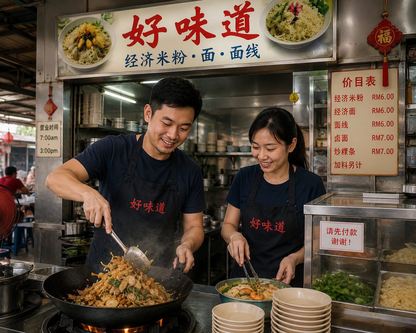 wk opening a shop with his wife