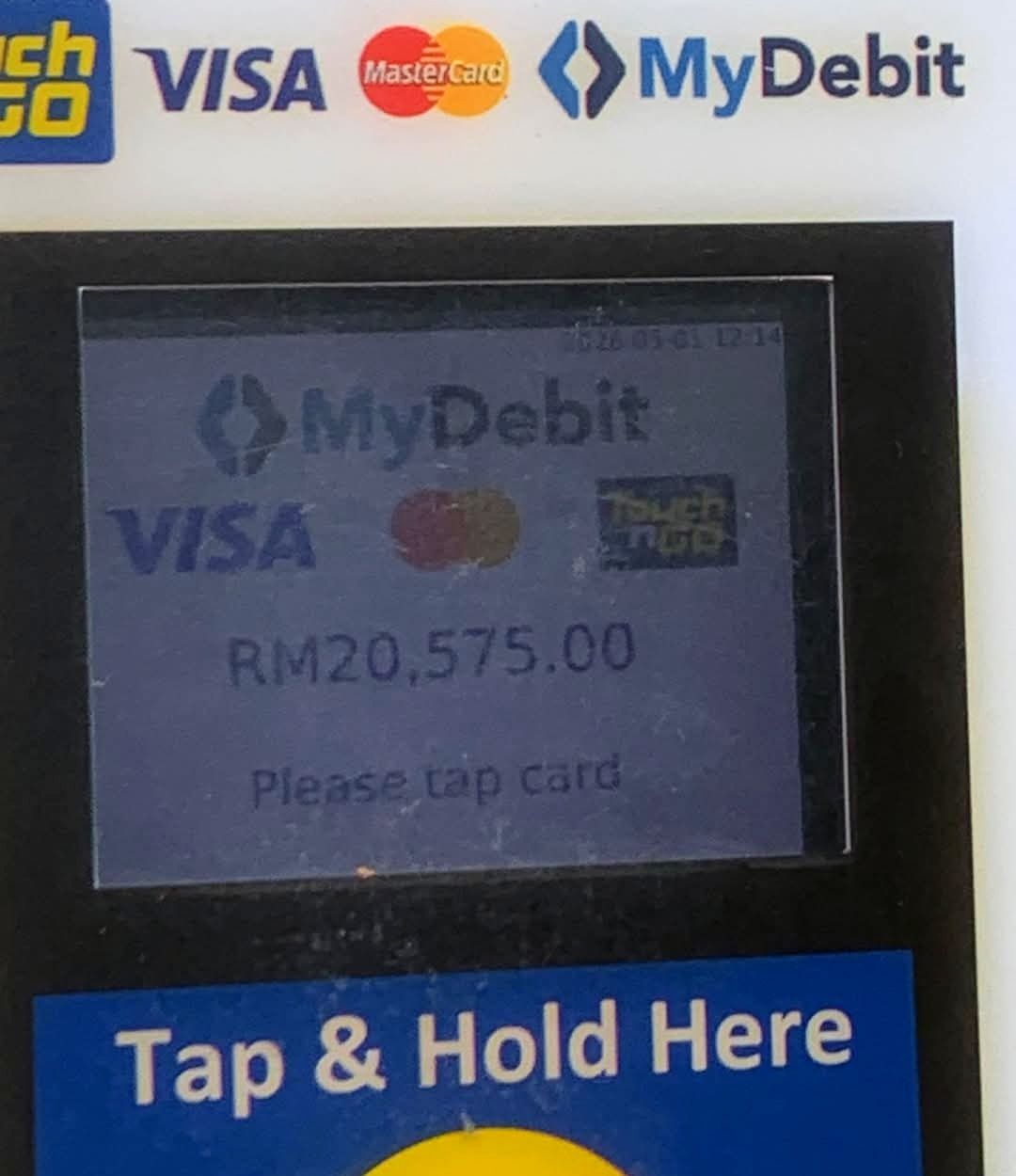 wk parking fee rm k