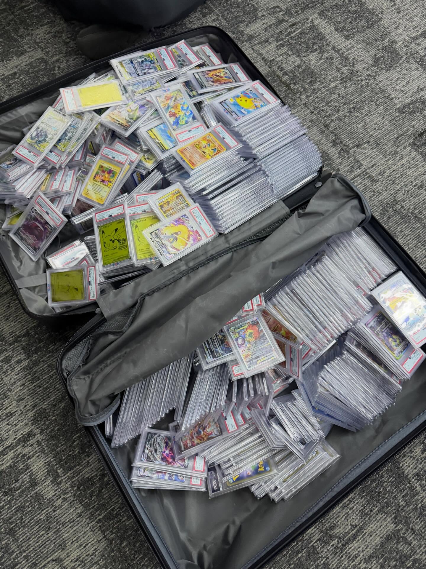 wk pokemon card luggage