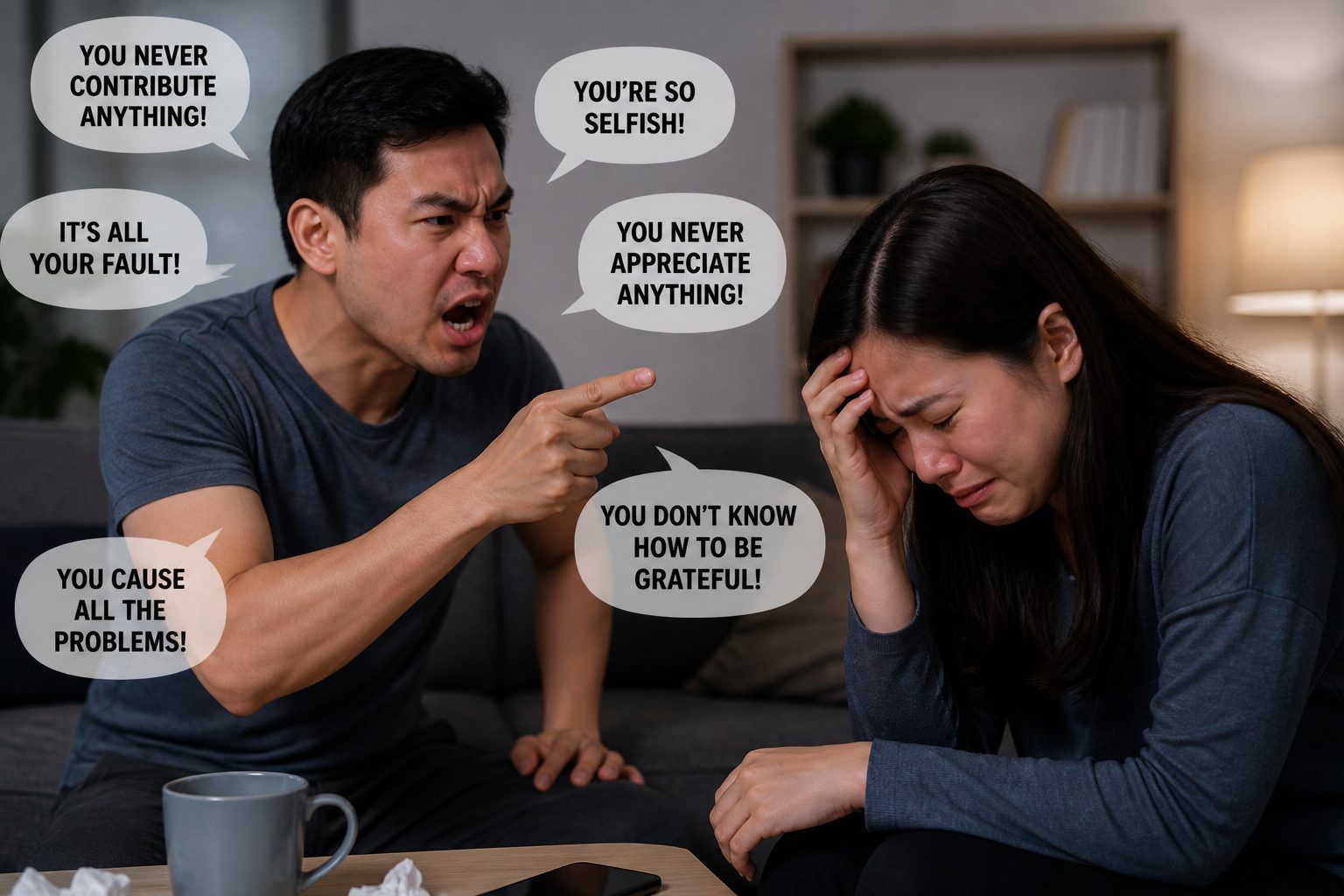 wk woman blamed by husband