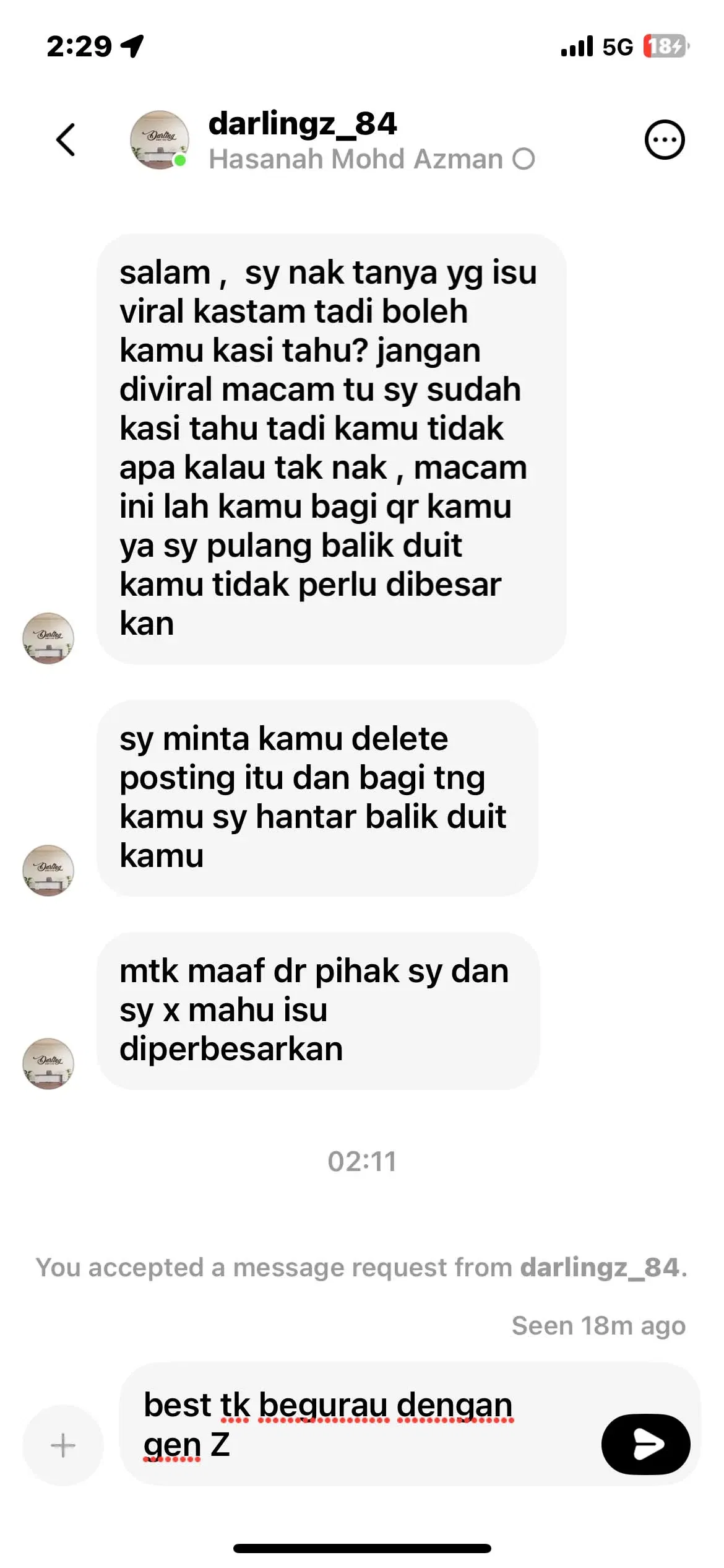 wk yo traveller claims customs officer asked for rm to avoid bakso being confiscated at klia...