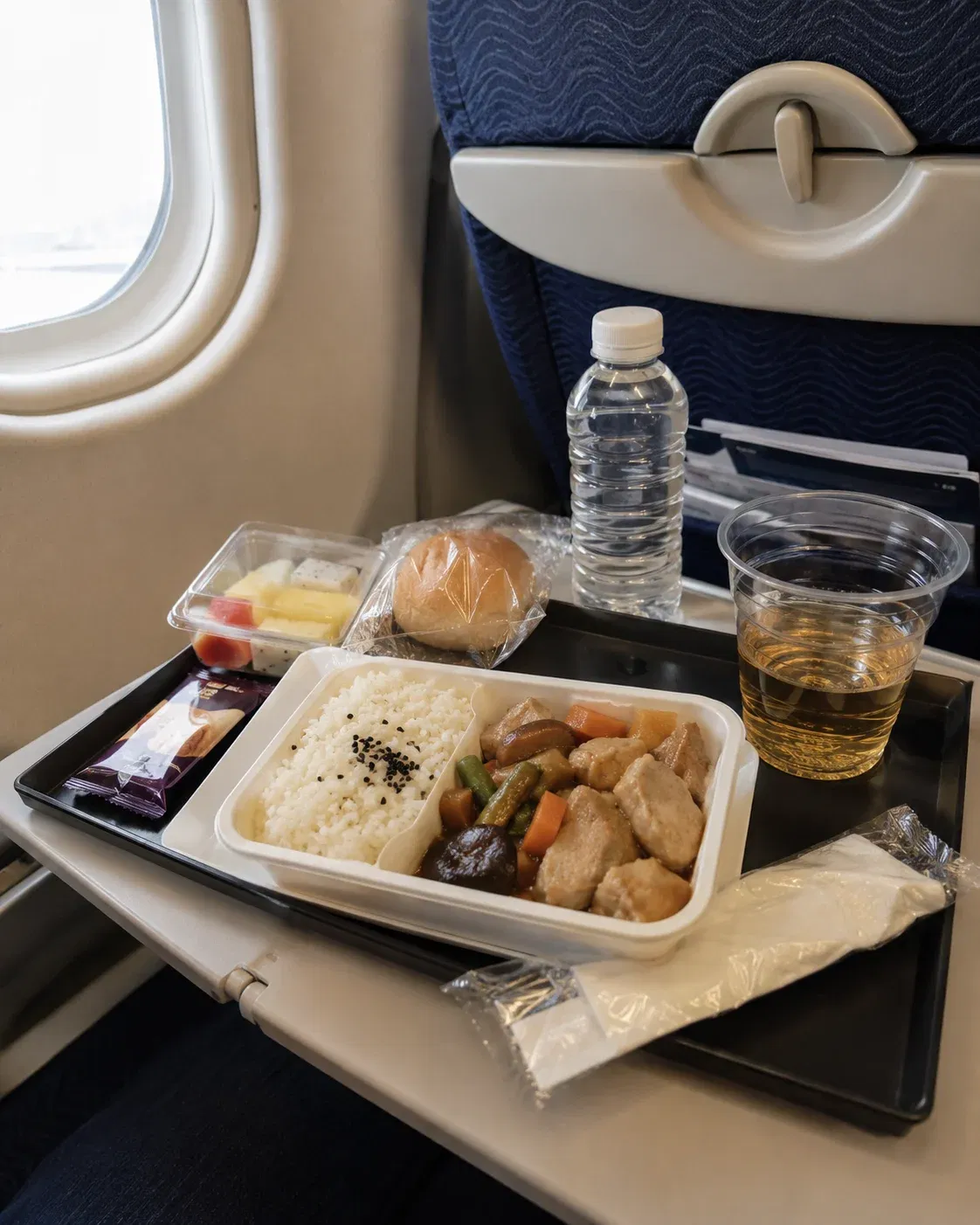  wk meals and drinks during flight 