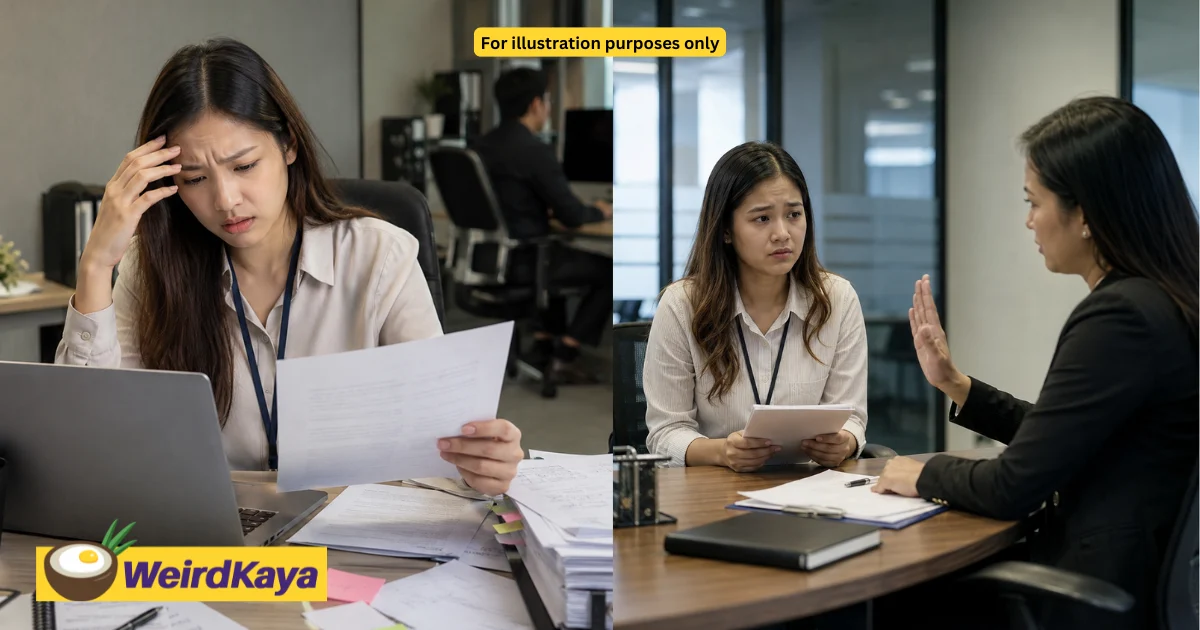wk m’sian quits after one month, claims company made her choose between resigning or being fired