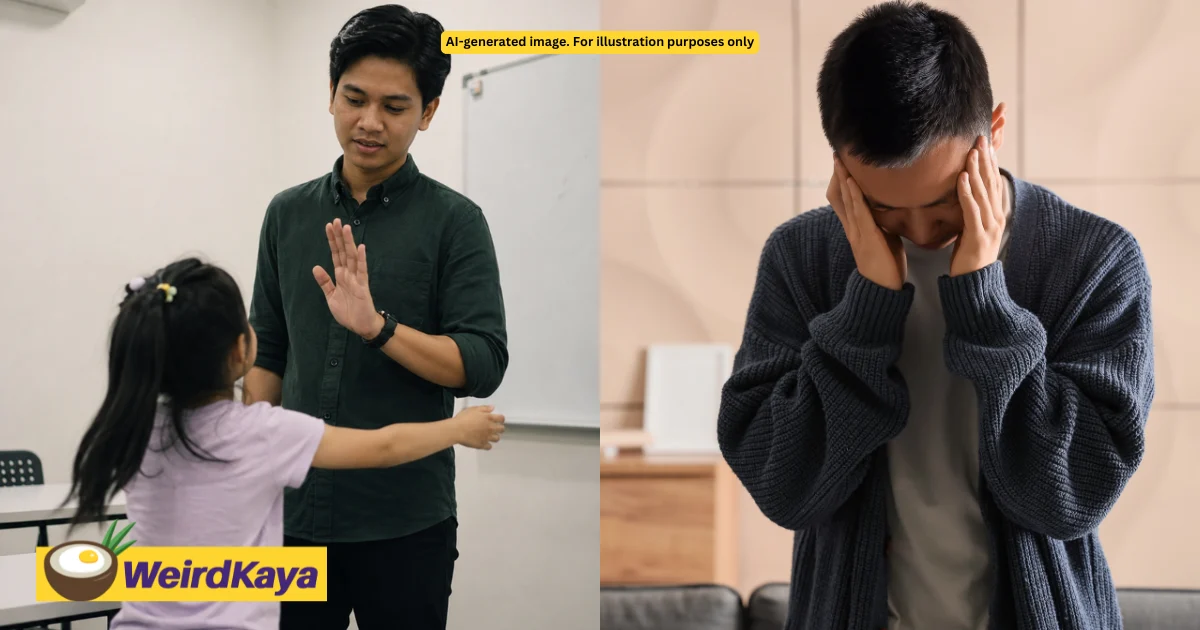 wk m'sian teacher shocked after student tried to hug him, urges parents to teach kids about boundaries