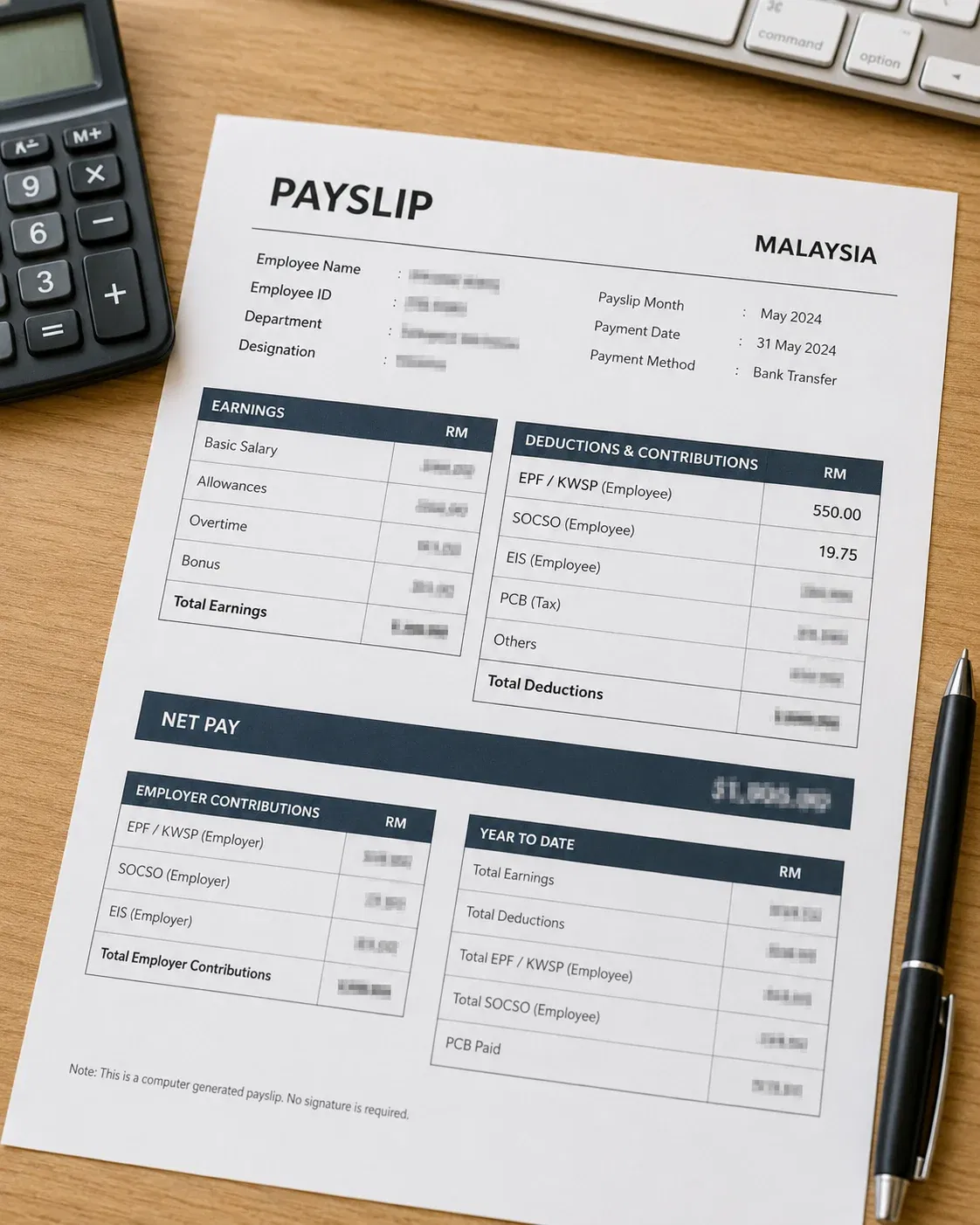  wk office payslip on desk setup 