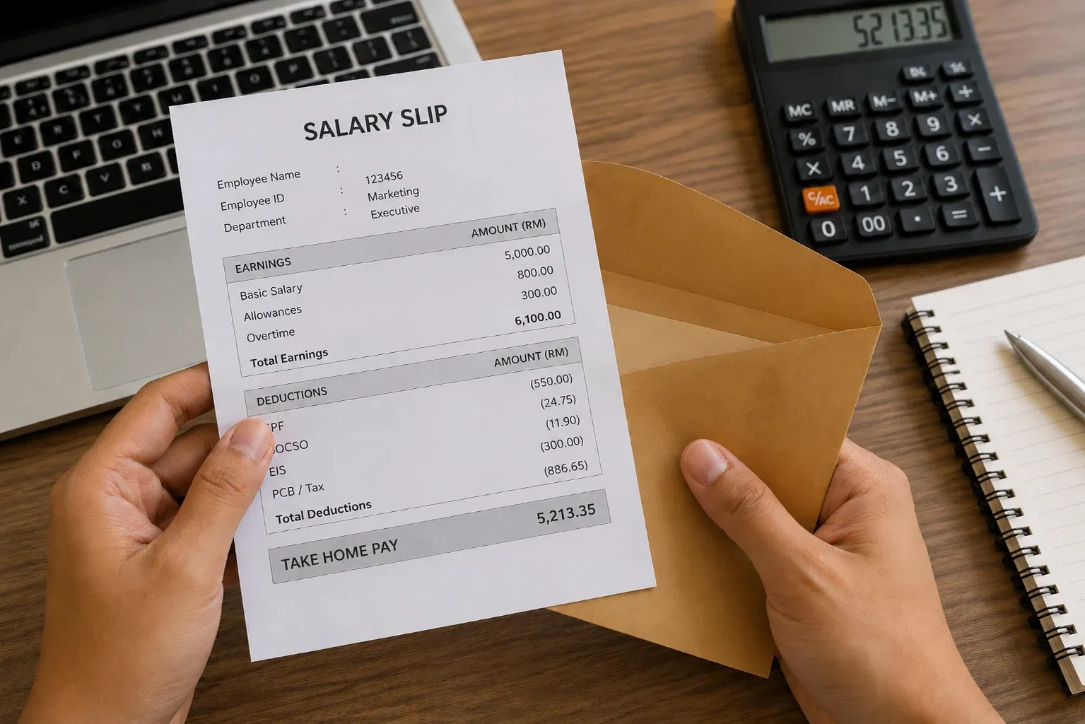  wk pay slip 