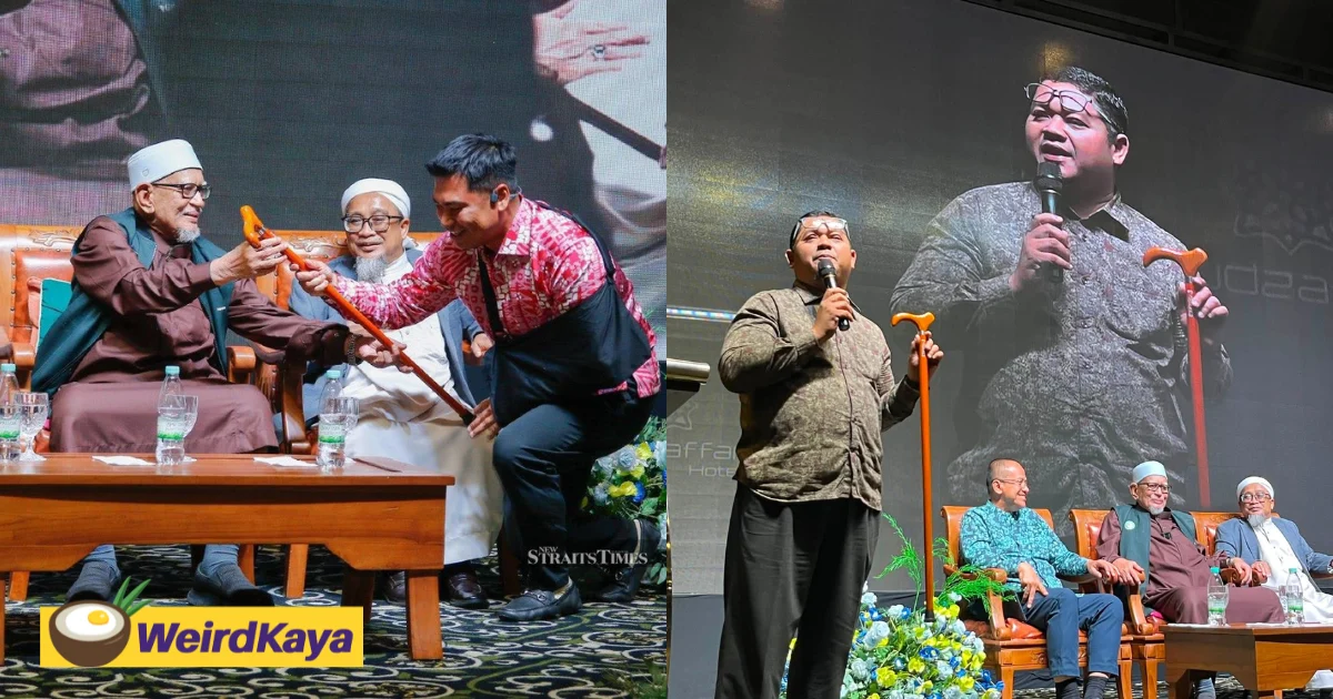 Hadi Awang's Walking Stick Auctioned For RM16,500 To Raise Funds For Melaka Election