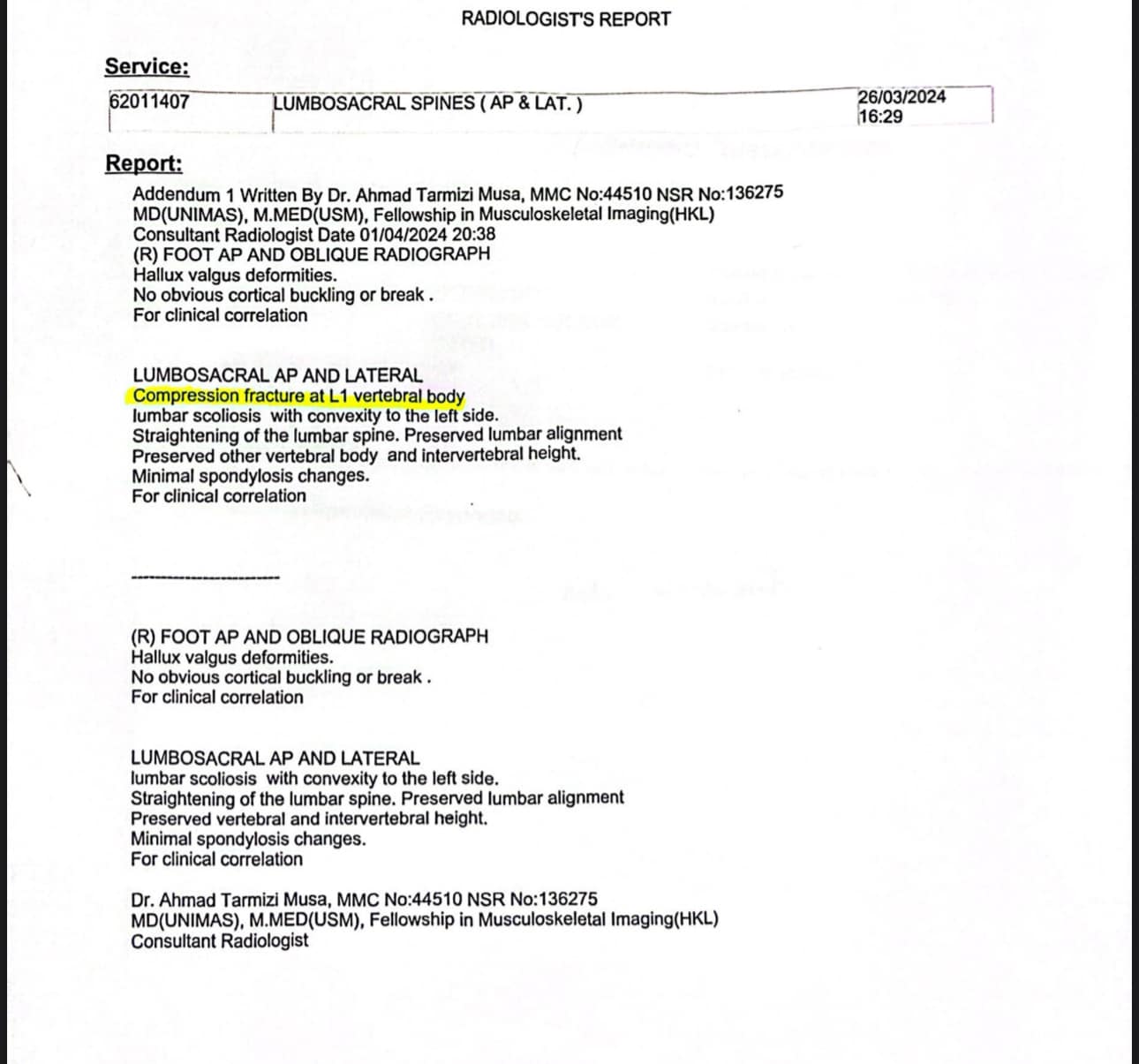 Guarantee Letter from AIA