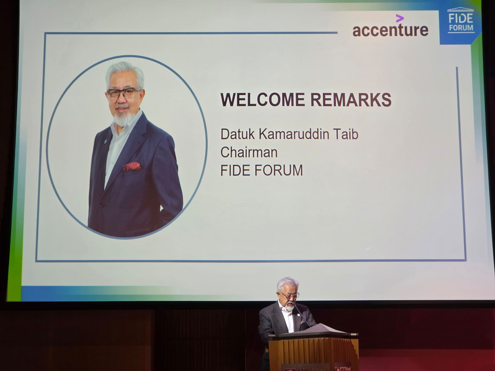 5 - YBhg Datuk Kamaruddin Taib welcome remarks