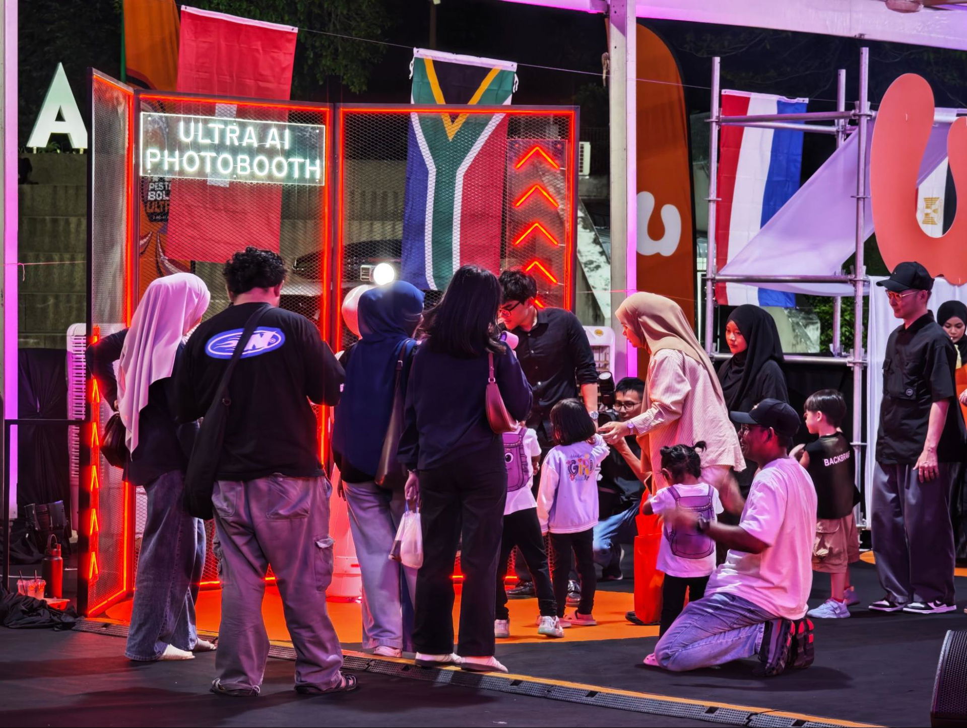 AI photobooth U Mobile Ultra Football Fest