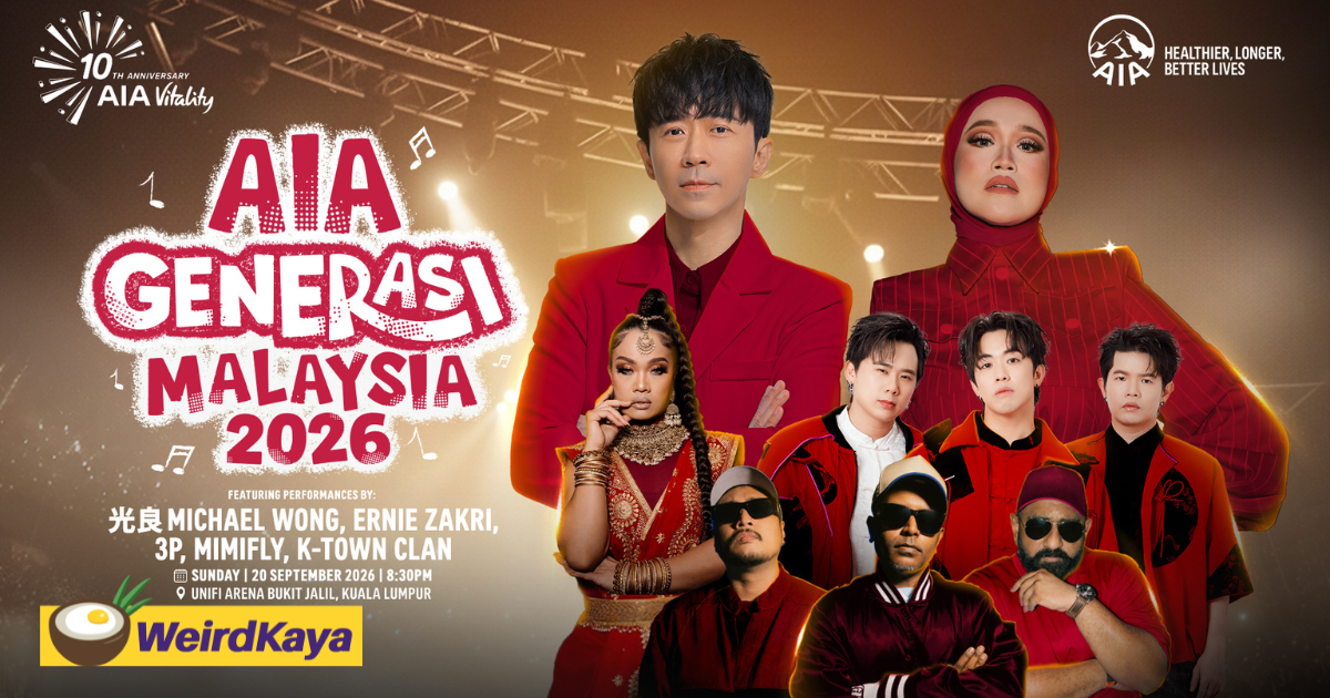 AIA Generasi Malaysia 2026 Concert Marks 10 Years of Healthier Living | WeirdKaya