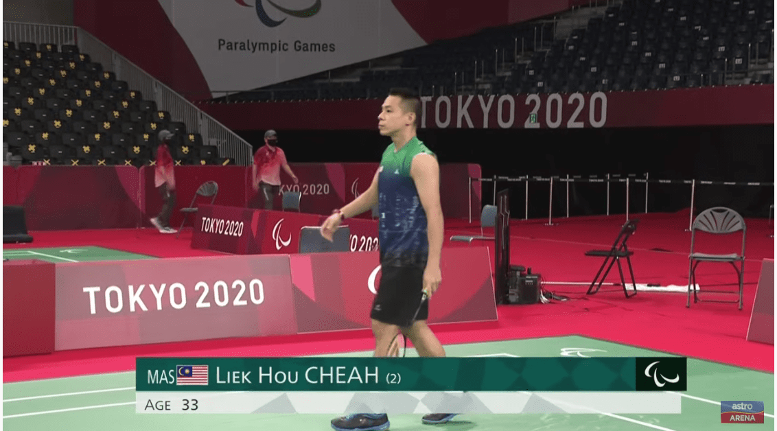 Cheah liek hou at Paralympics final.
