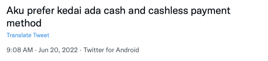 Cash only payment method malaysia_comment 03