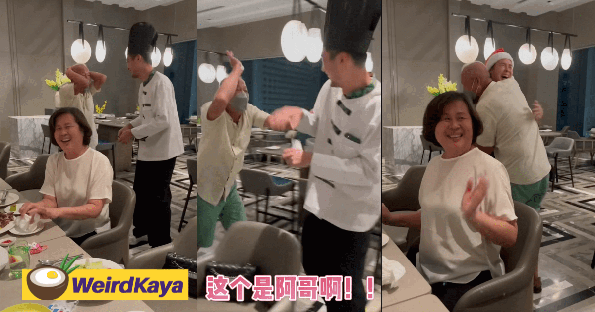 Children working in SG surprise their parents with an unexpected visit through VTL
