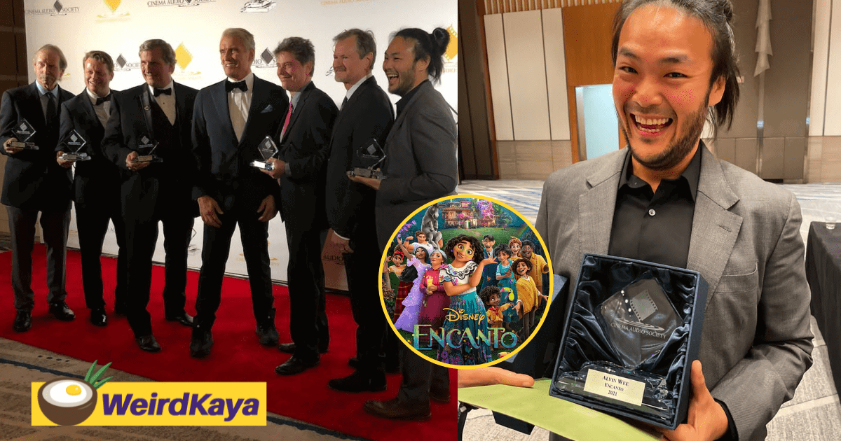 Alvin Wee becomes first M'sian to bag Cinema Audio Society Award for his role in Encanto