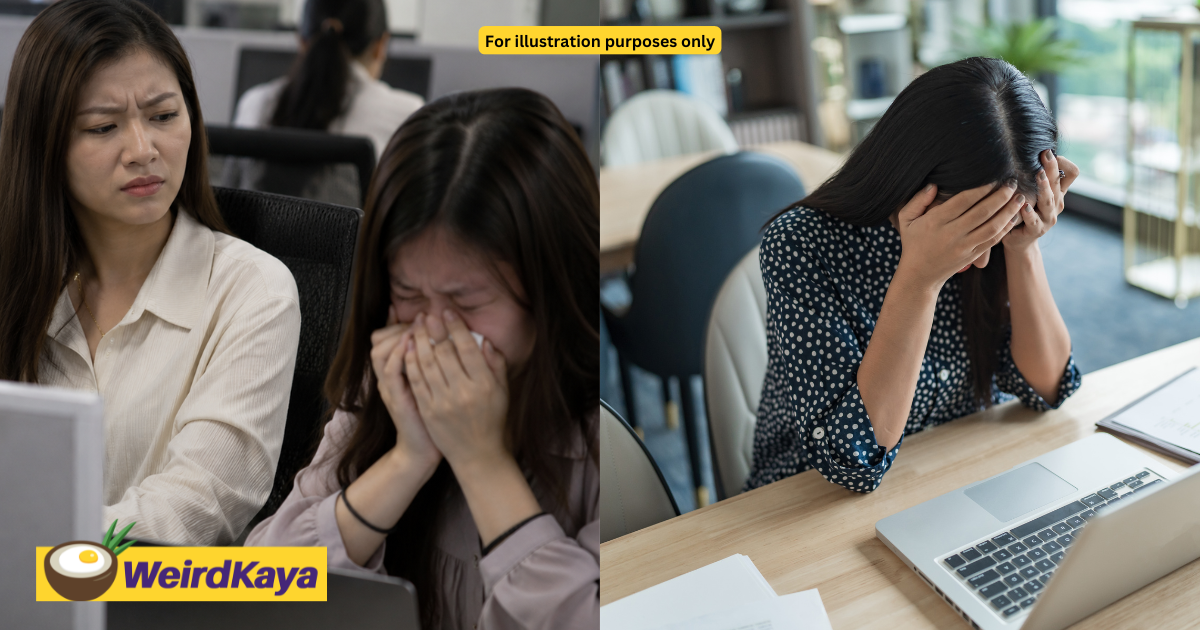 M’sian Says She’s Unable To Concentrate At Work As Colleague Keeps Crying Non-Stop | WeirdKaya