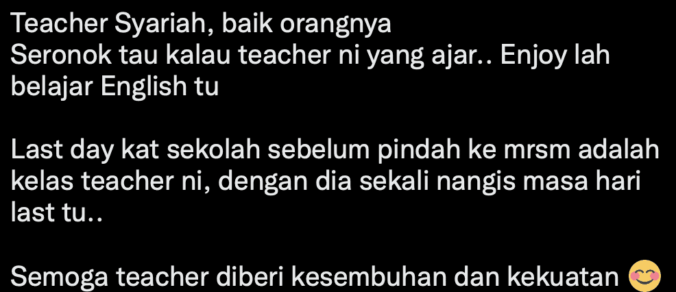 Dedicated teacher in Johor wears oxygen mask to continue her teaching at school comment 01