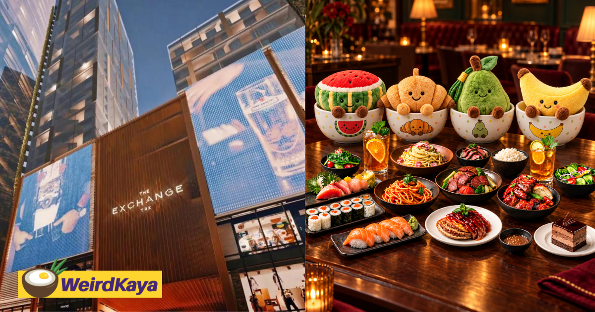 Dinner After Work? The Exchange TRX Is Giving Away Cute Plushie Sets When You Dine | WeirdKaya