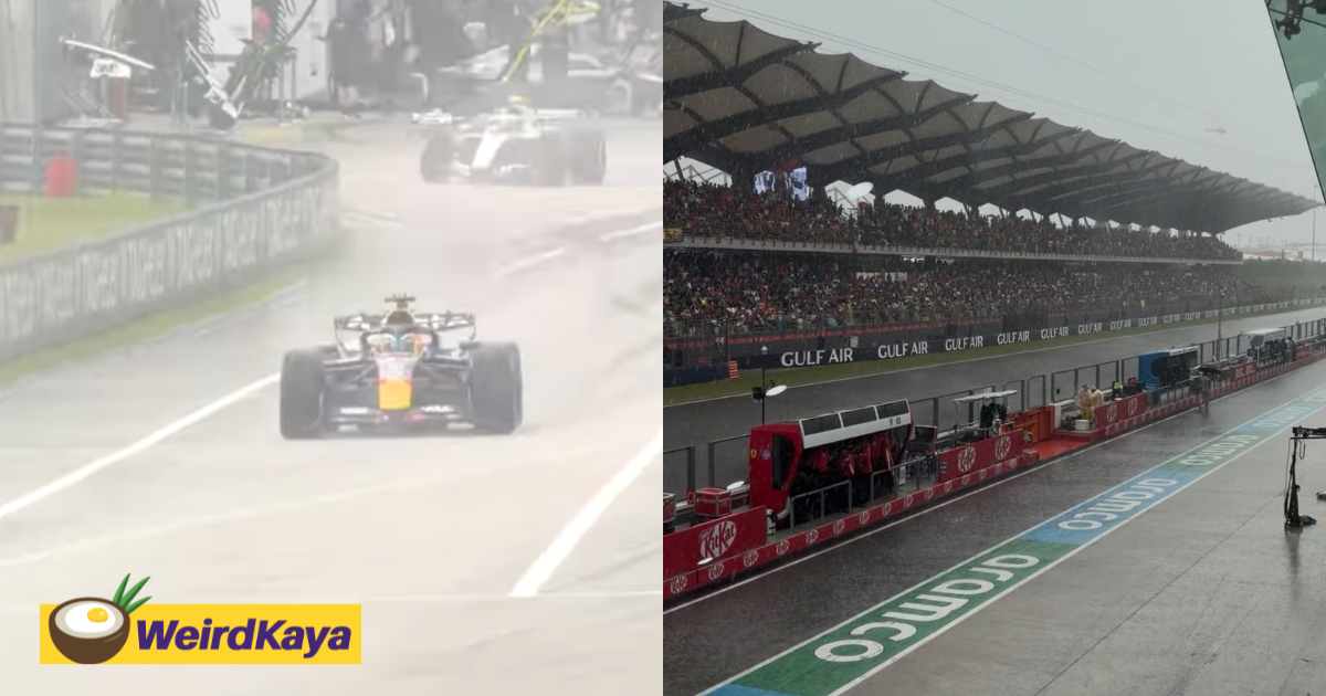 F1 Bahrain GP Turns Into A ‘Wet Race’ As Heavy Rain Hits Sepang | WeirdKaya