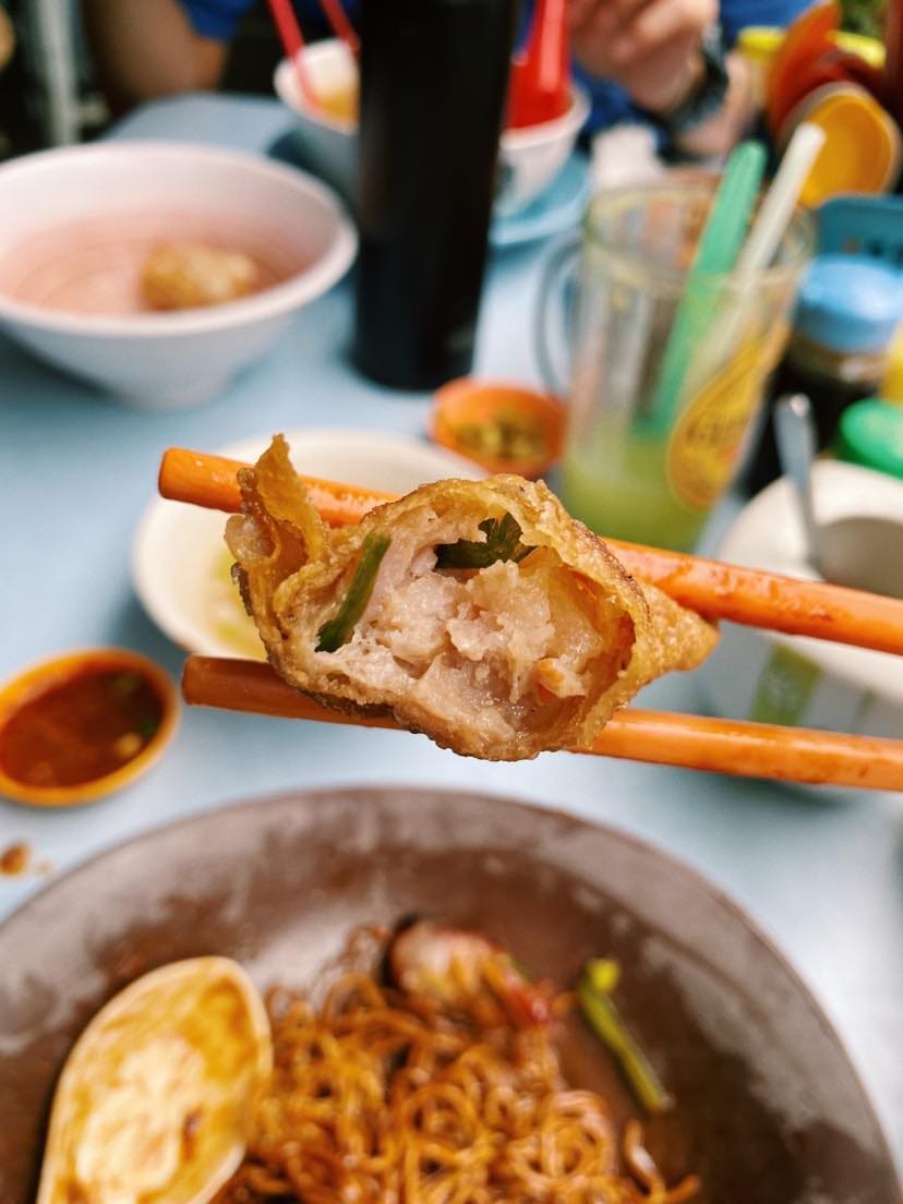 Fresh prawn dumplings(fried)