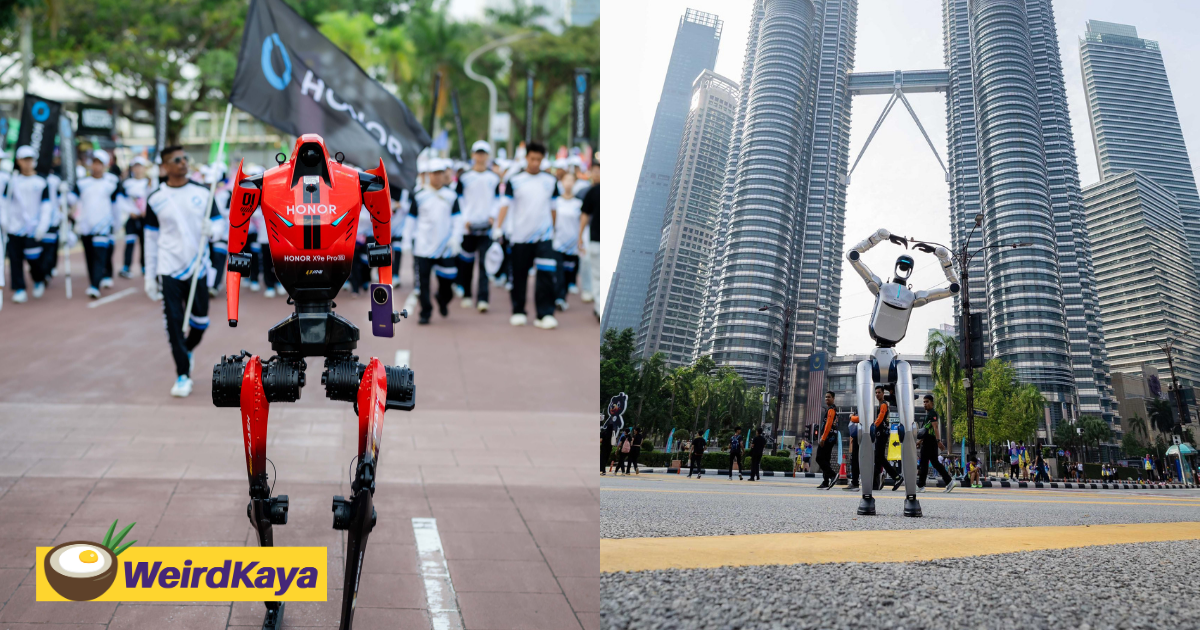 HONOR’s Humanoid Robot Makes Surprise Appearance At National Day Parade, Reveals Mystery Purple Phone | WeirdKaya