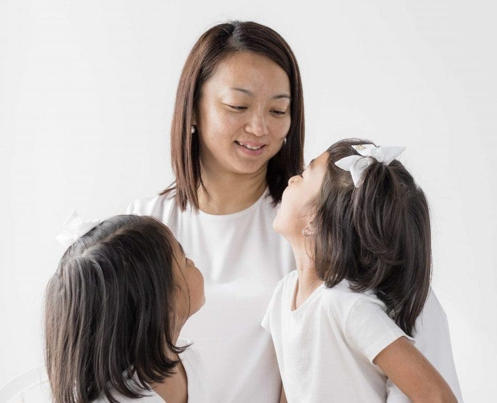 Hannah Yeoh and her kids