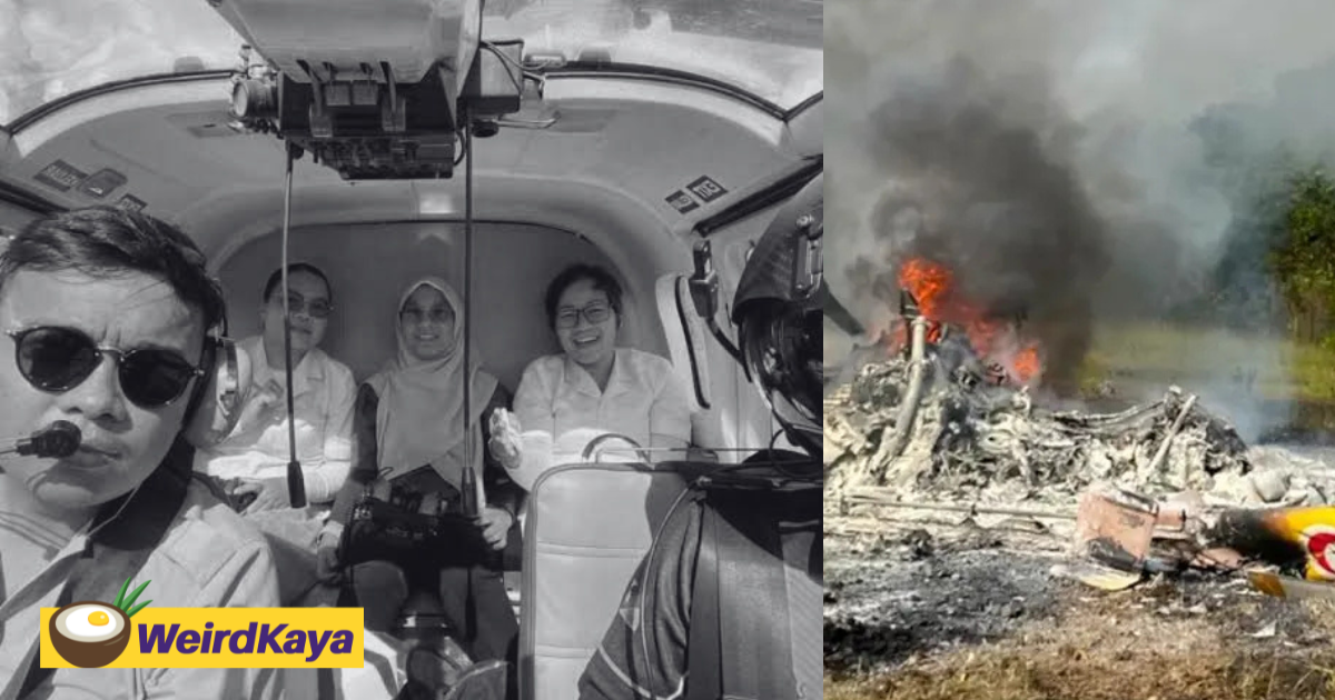 Here’s What We Know About The Helicopter Crash That Killed 4 Health Ministry Staff & A Pilot In Sarawak | WeirdKaya