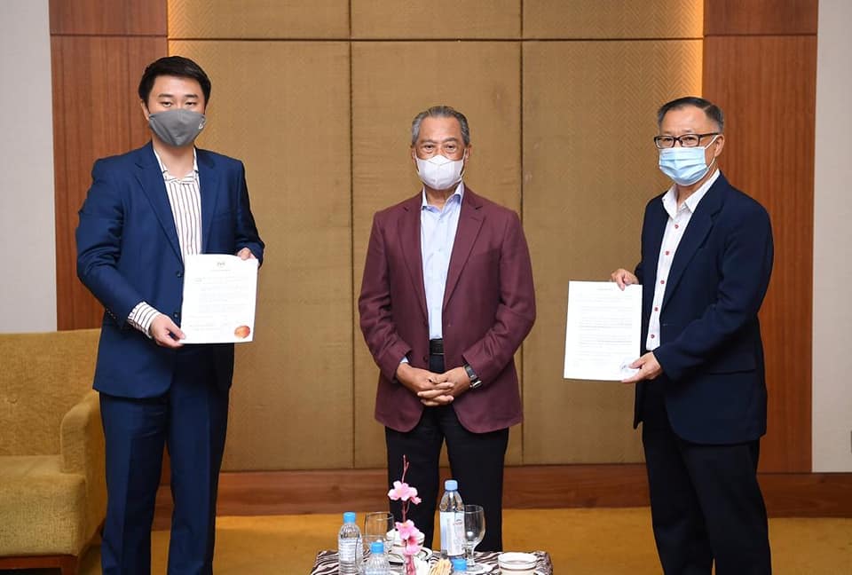 Larry Sng declare support to PM Muhyiddin