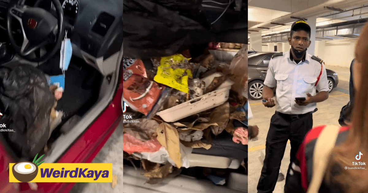 Man's car gets trashed (literally) after hogging his neighbour's parking spot for 2 days