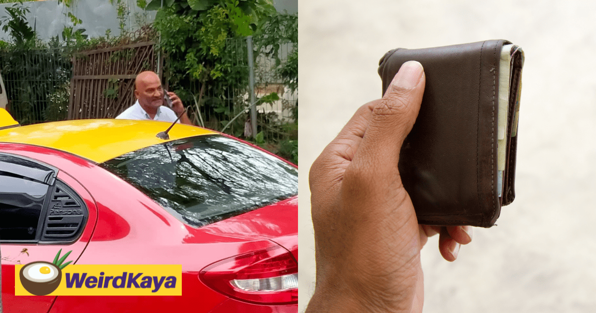 M'sian Taxi Driver Drives From JB To Kulai To Return Wallet Right At Owner's Doorstep