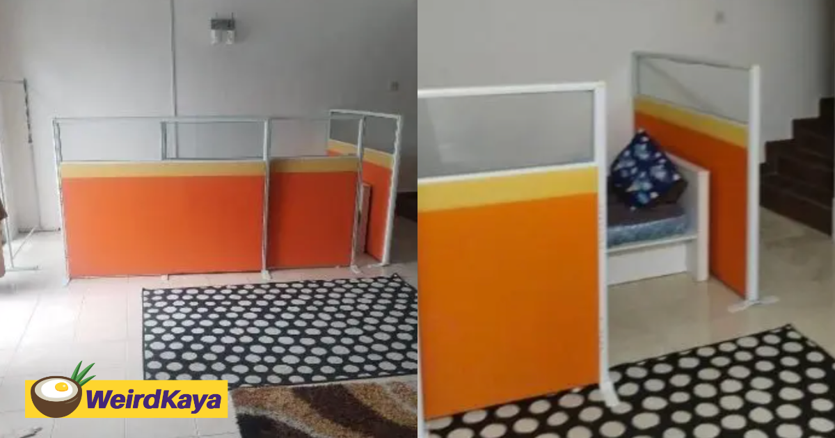 Living Room With Office Partitions Allegedly For Rent At RM280/Month In Penang, Sparks Criticism | WeirdKaya